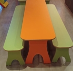 Miniatura de Juego de mesas y bancas