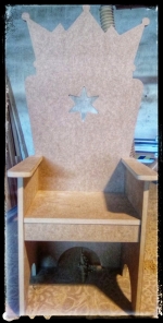 Miniatura de Trono cumpleaños DM sin pintar